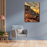 QLAZO Amalfi Italy Canvas Frames Wall Art